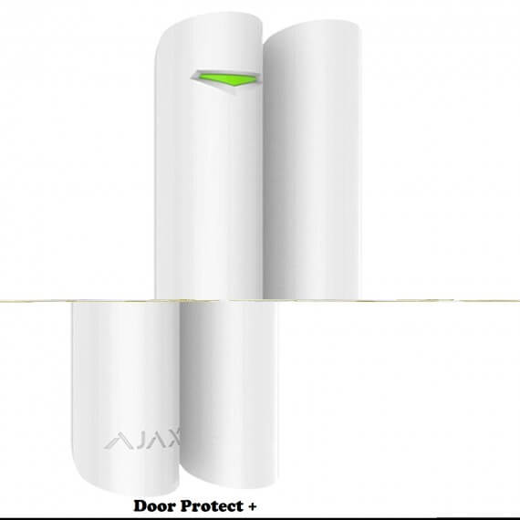 Détecteur d'ouverture magnétique et capteur DoorProtect+ Blanc AJAX