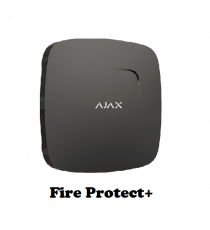 Détecteur de fumée, chaleur et CO FireProtect+ Noir AJAX