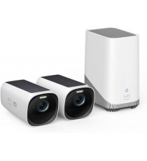 Caméra de Surveillance WiFi Extérieure sans Fil Panneau Solaire Intégré eufyCam 3C